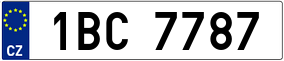 Truck License Plate